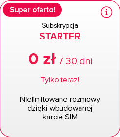 Subskrypcja Starter (30 dni za darmo)